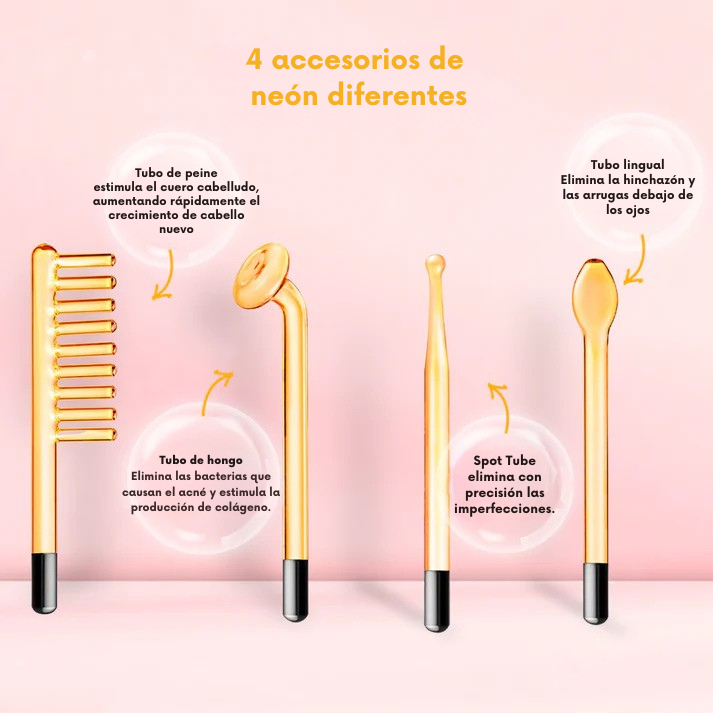 Solvia™ – Varita de Alta Frecuencia Facial y Capilar