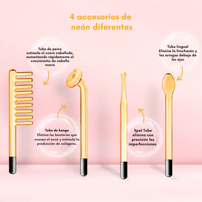 Solvia™ – Varita de Alta Frecuencia Facial y Capilar