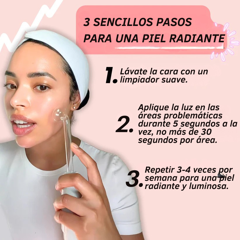 Solvia™ – Varita de Alta Frecuencia Facial y Capilar